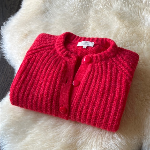 Sezane Emile Cardigan Red - Size XS - Picture 7 of 8
